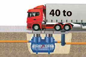 LKW befahrbar bis 40 to Achslast